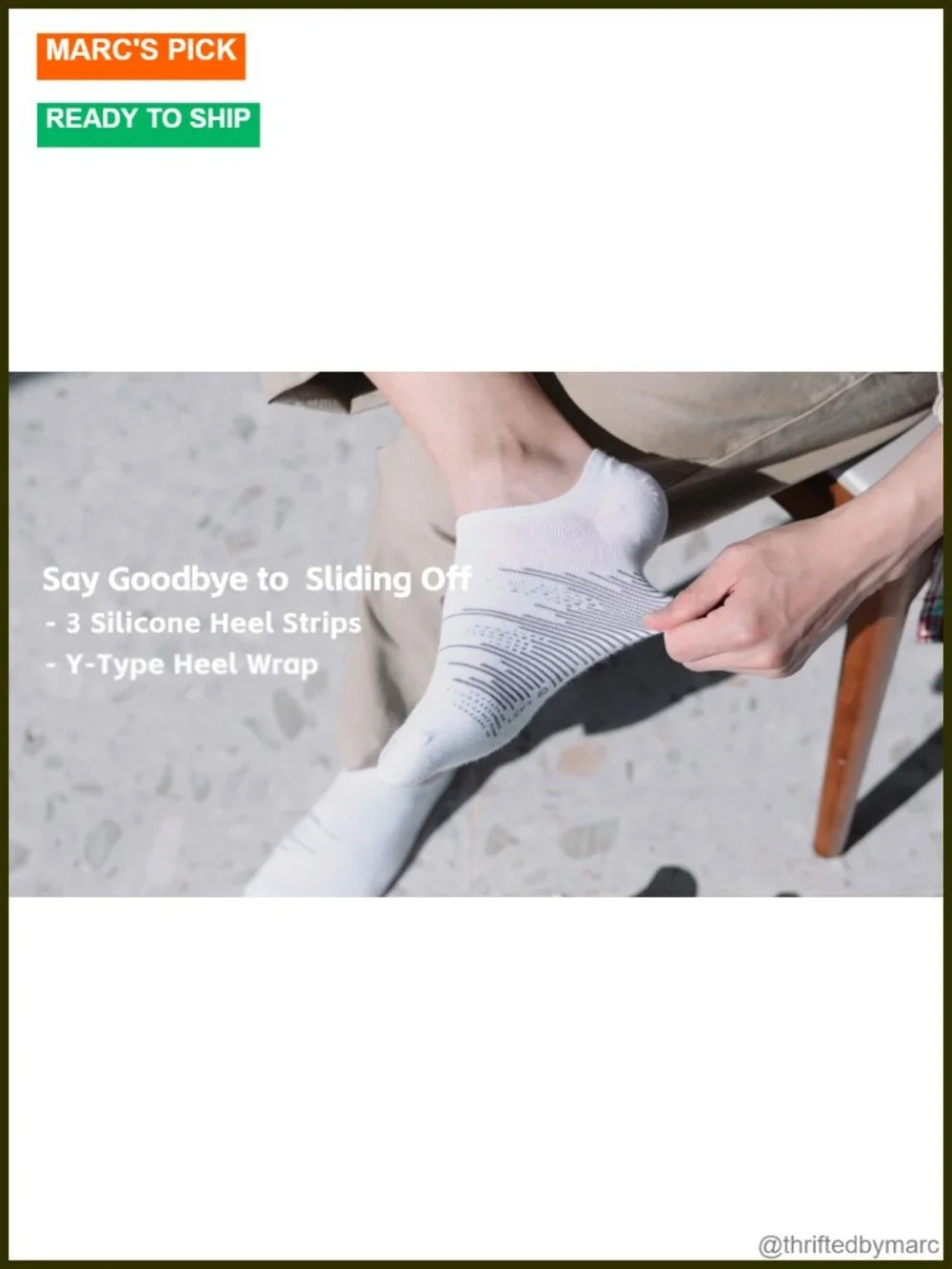 No Show Socks Men 10 Pairs Ankle Low Cut Cotton Non Slip Grips